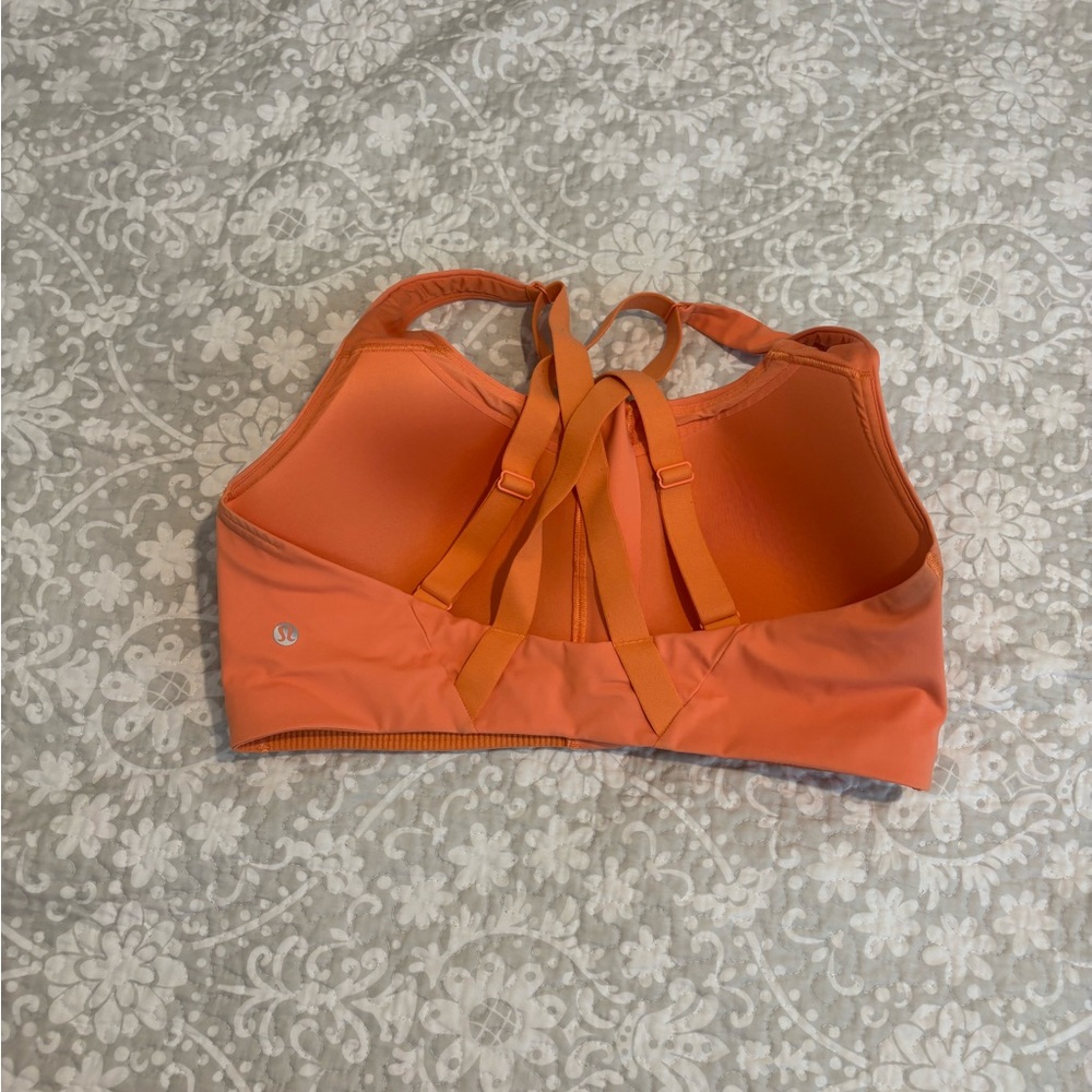 Lululemon Athletica Vibrant Orange Sports Bra - Picture 4 of 6